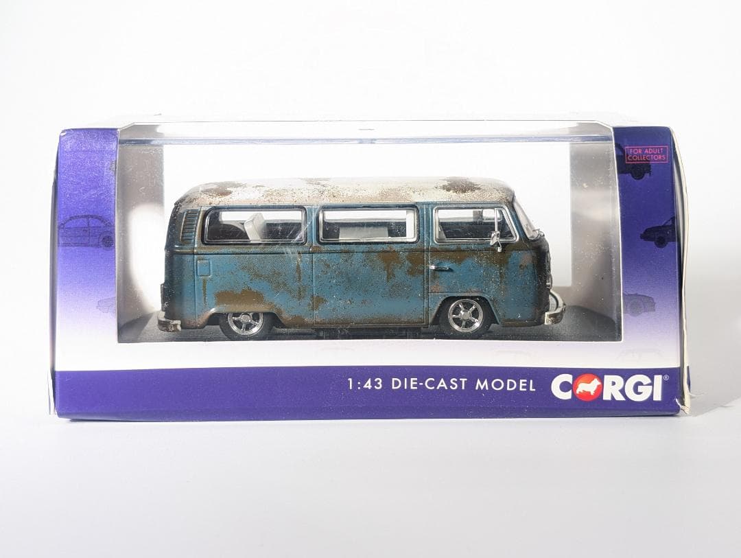 【未開封】CORGI 製1/43 VW タイプ 2キャンパー Rat Look⑦