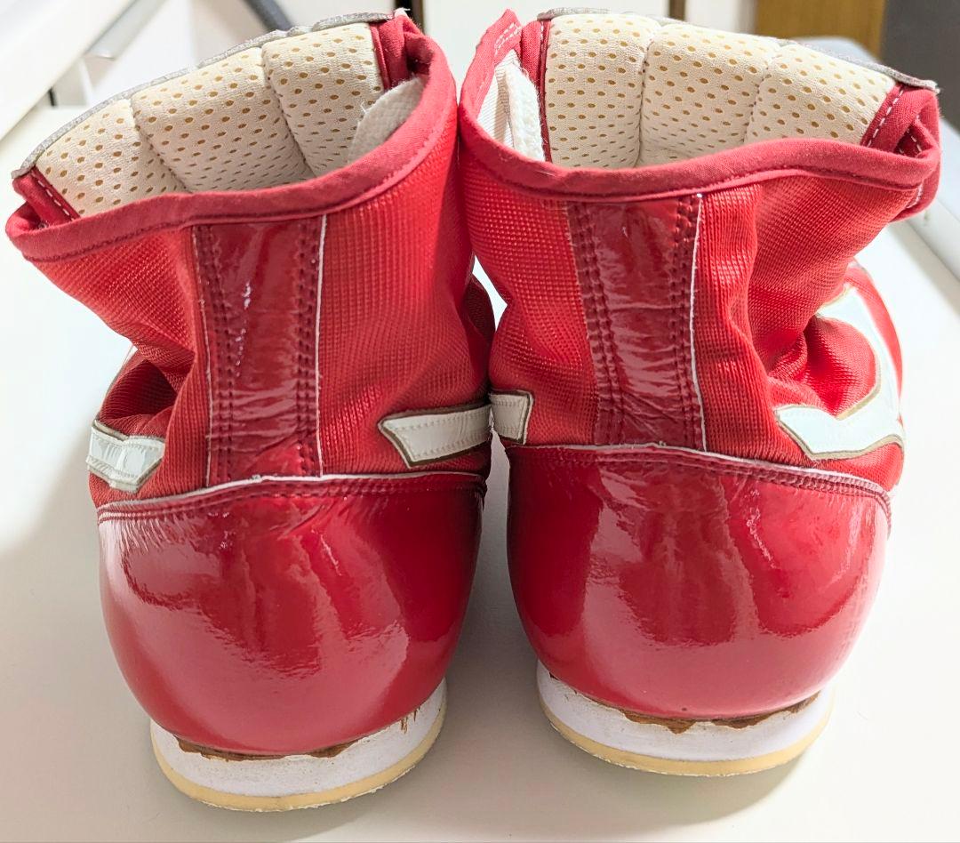 ミズノシューズボクシング　 FINISHER LOW　レッド　25.5cm