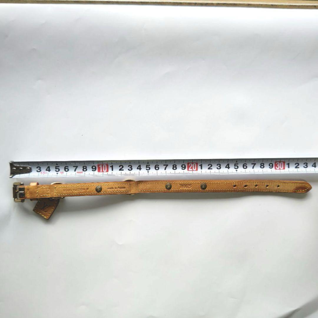 ルイヴィトン　モノグラム　リード　首輪　LOUIS VUITTON