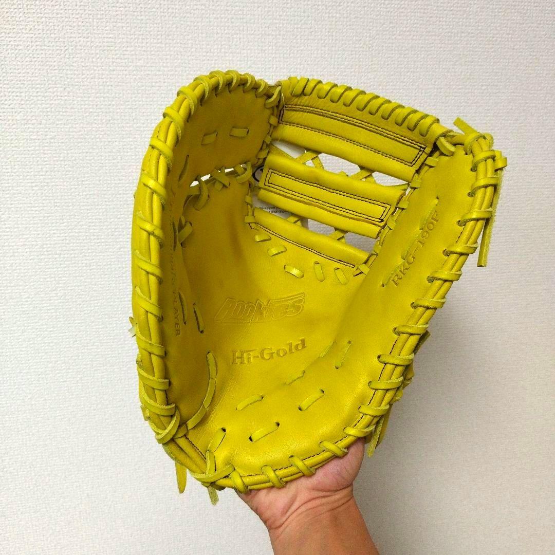 310 ハイゴールド タグ付き 未使用 軟式 少年 ファーストミット 左投げ