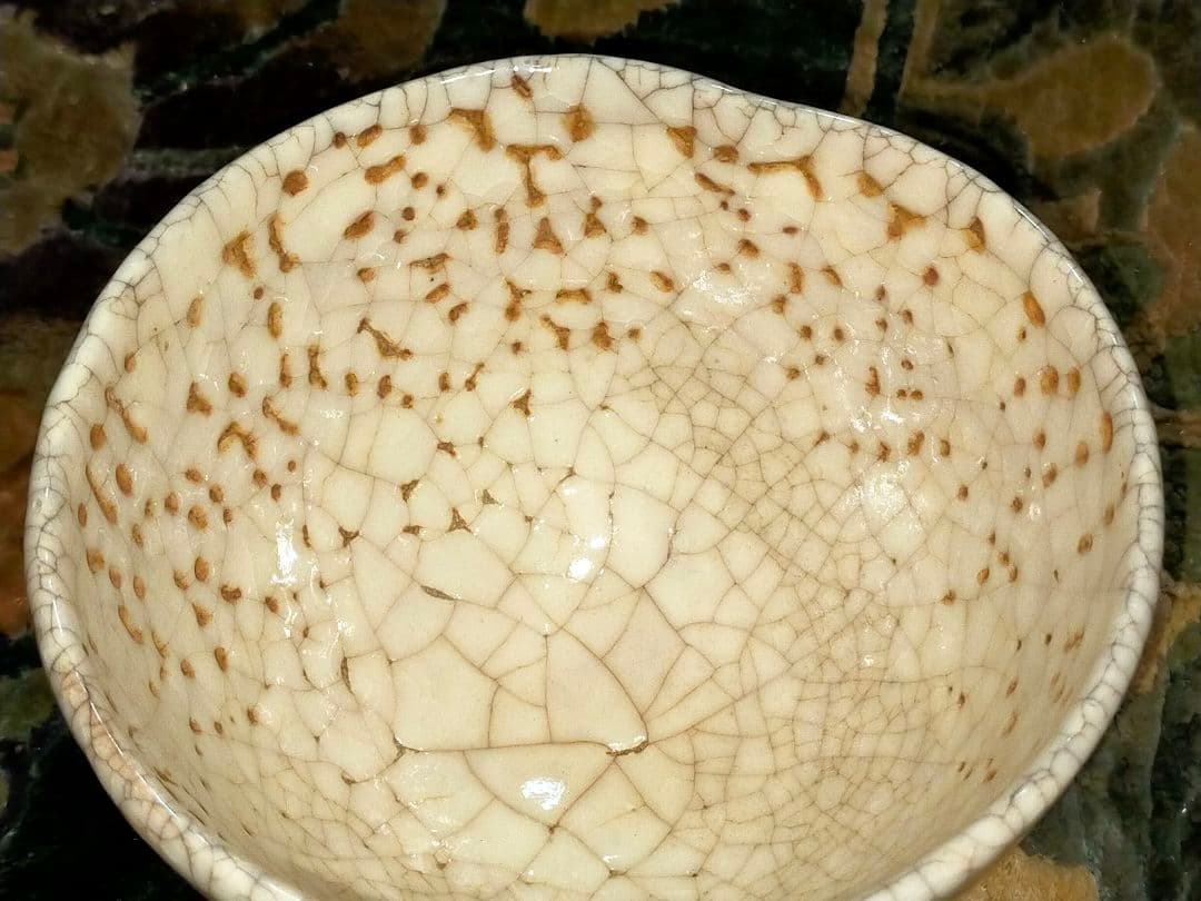 ♥古萩♥　茶碗　無銘　桐箱付き　萩焼　茶道具　骨董　古玩