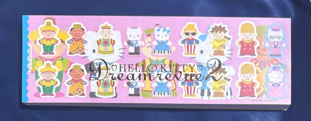 サンリオ　ハローキティ　キティ　メモ帳　2002年製　シール付き　当時物　レア