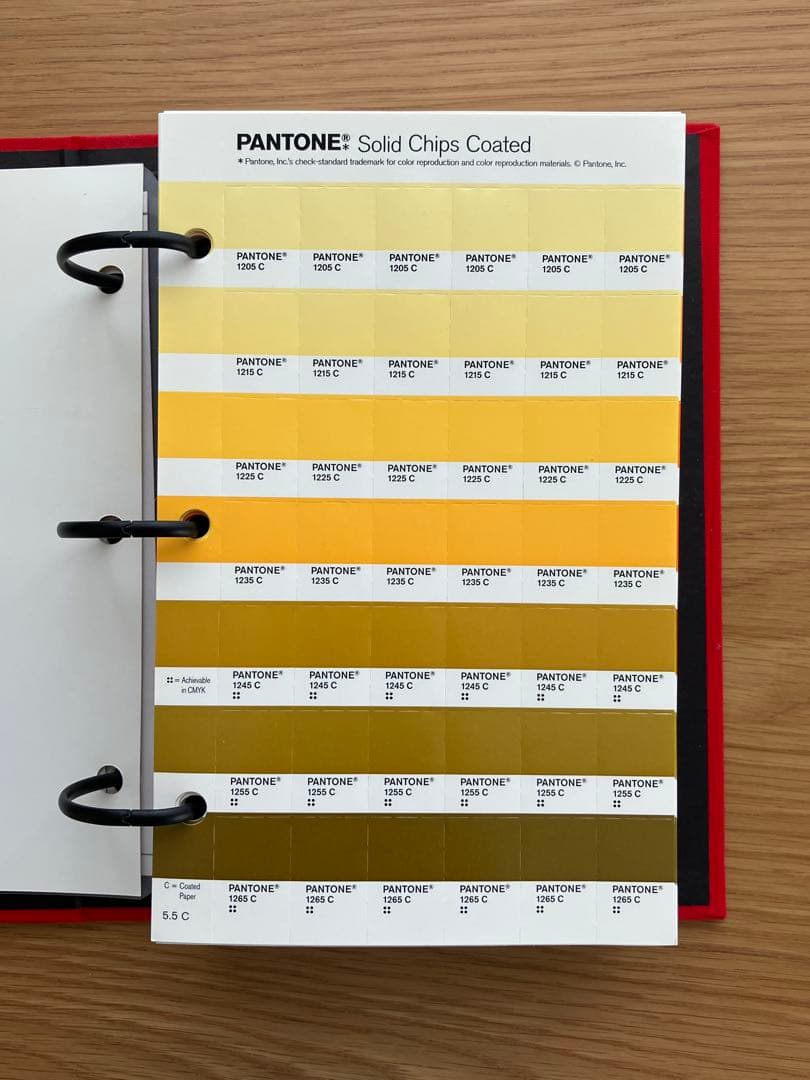 PANTONE ソリッドカラーチップ/コート紙版
