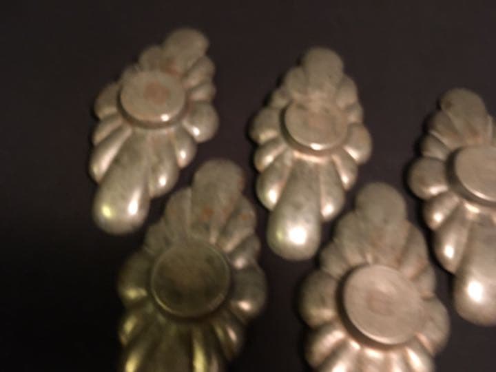 煎茶道具　茶托　錫　唐物