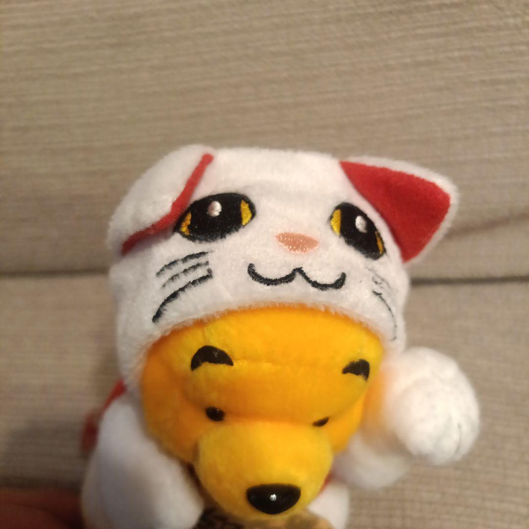 当時物　ディズニーストア　招き猫プーさん　ぬいぐるみ　激レア