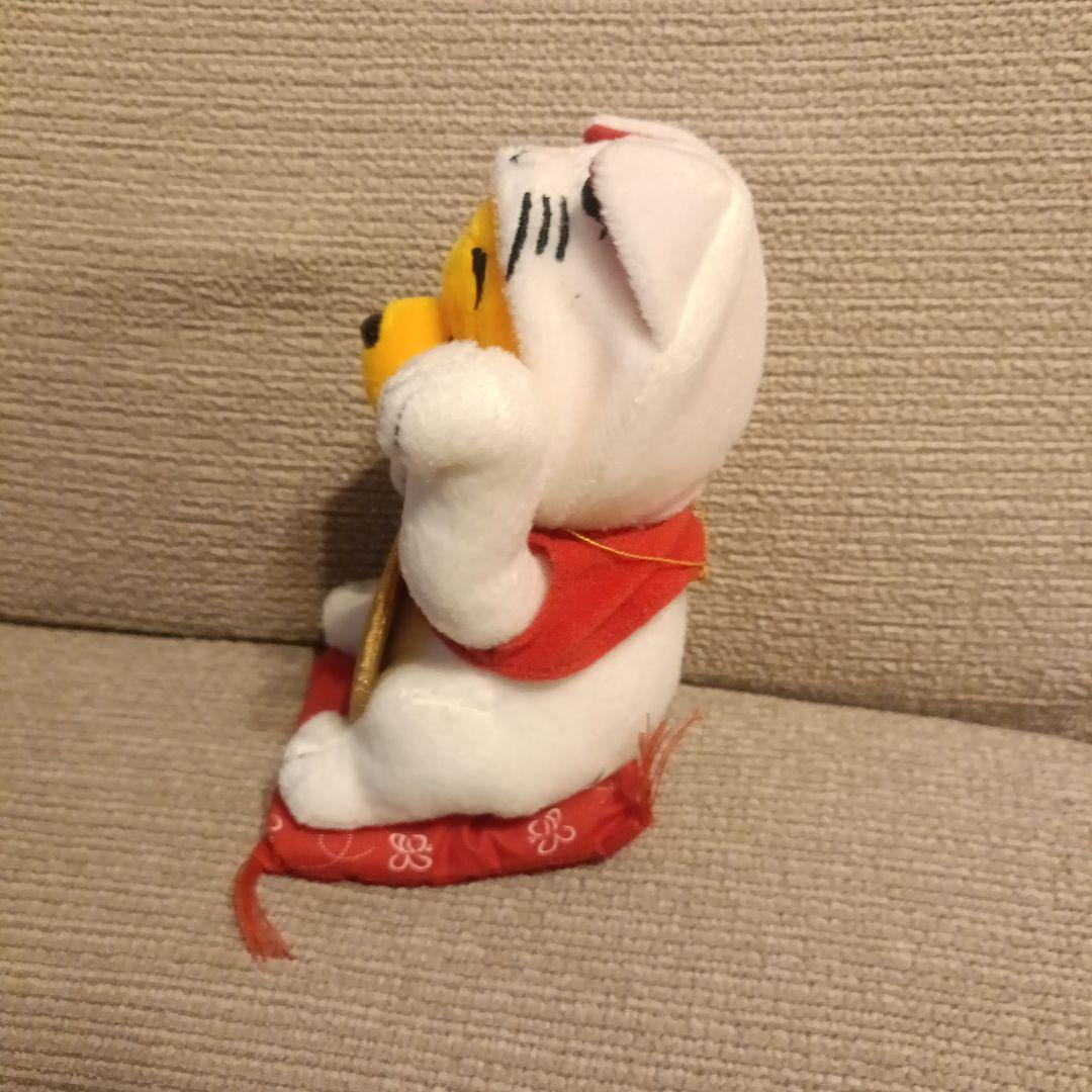 当時物　ディズニーストア　招き猫プーさん　ぬいぐるみ　激レア