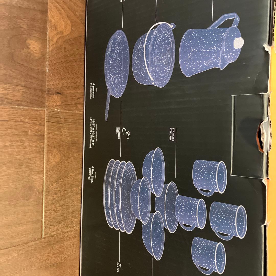 GSI キャンプお皿お鍋ポット16個セット