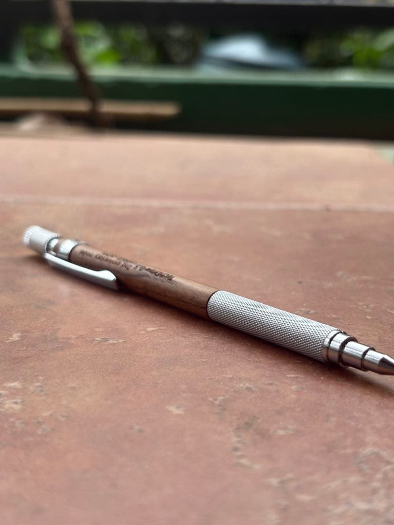 ま*ぎ様 Luddite TechDraw 欅　シャーペン　テックドロー　木軸