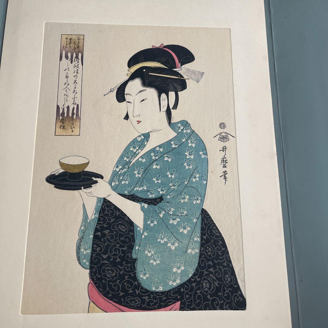 歌麿 浮世絵 Ukiyo-e Print by Utamaro