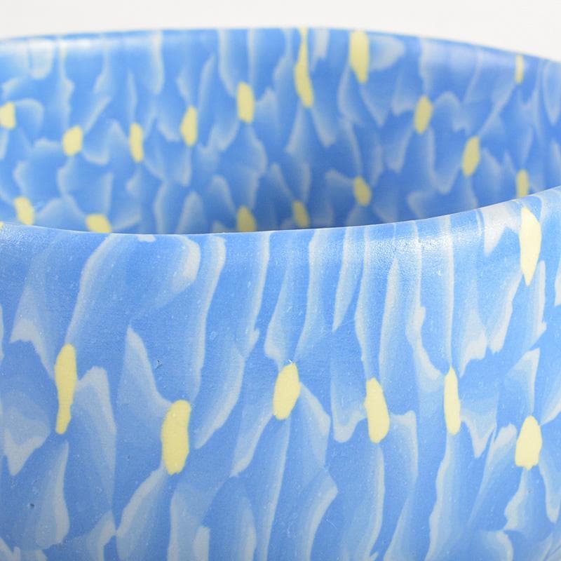 茶道具　瀬戸焼 更紗窯　長江哲男作　練上茶碗　共箱　V　6280