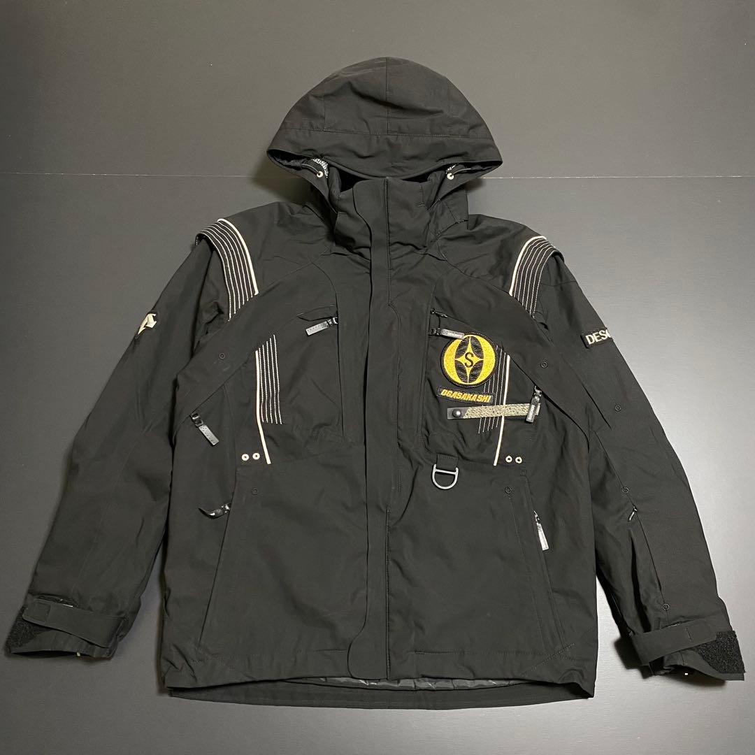 美品 DESCENTE OGASAKAスキージャケット 高機能 ストレッチ S