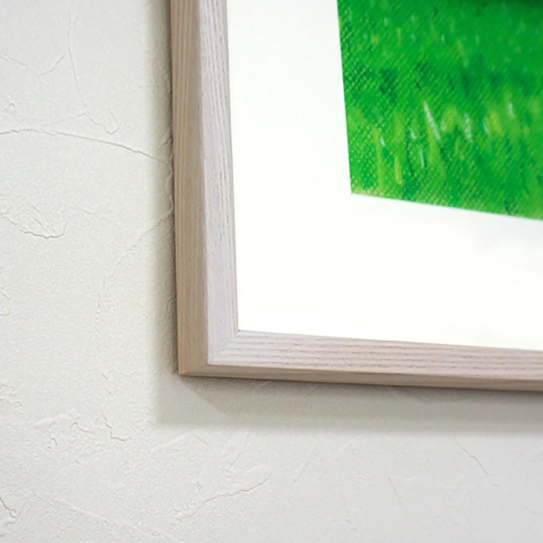 パステル画（原画）白川郷。