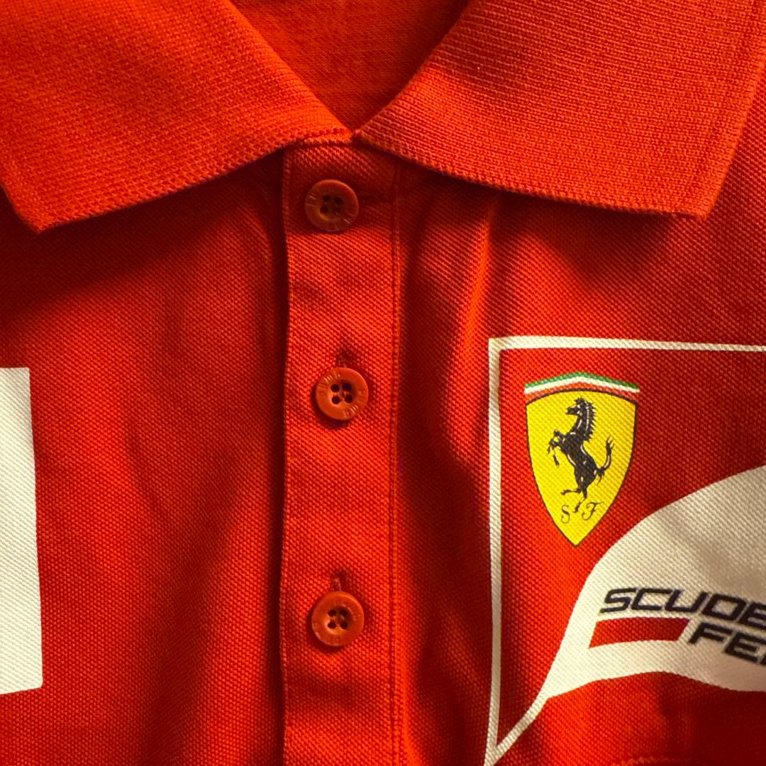 2012 ferrari フェラーリ ドライバー支給用 ポロシャツ/新品 M