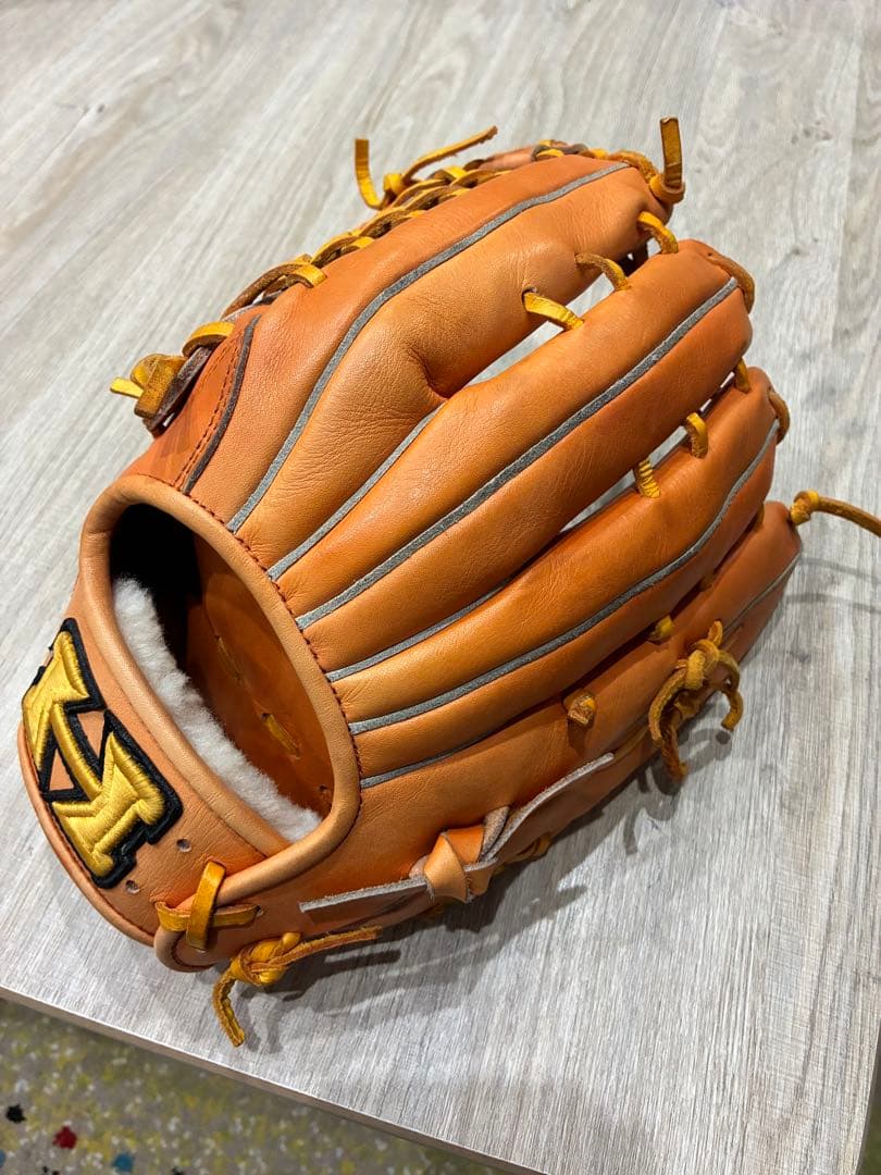 Hi-Gold Partner 硬式グローブ オレンジ