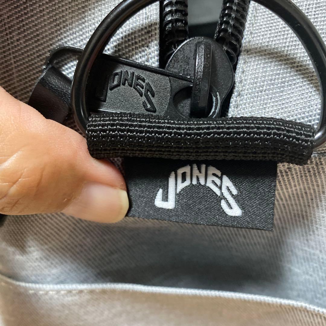 JONESボストンバッグ グレー ブラック　ほぼ未使用品　ゴルフバッグ