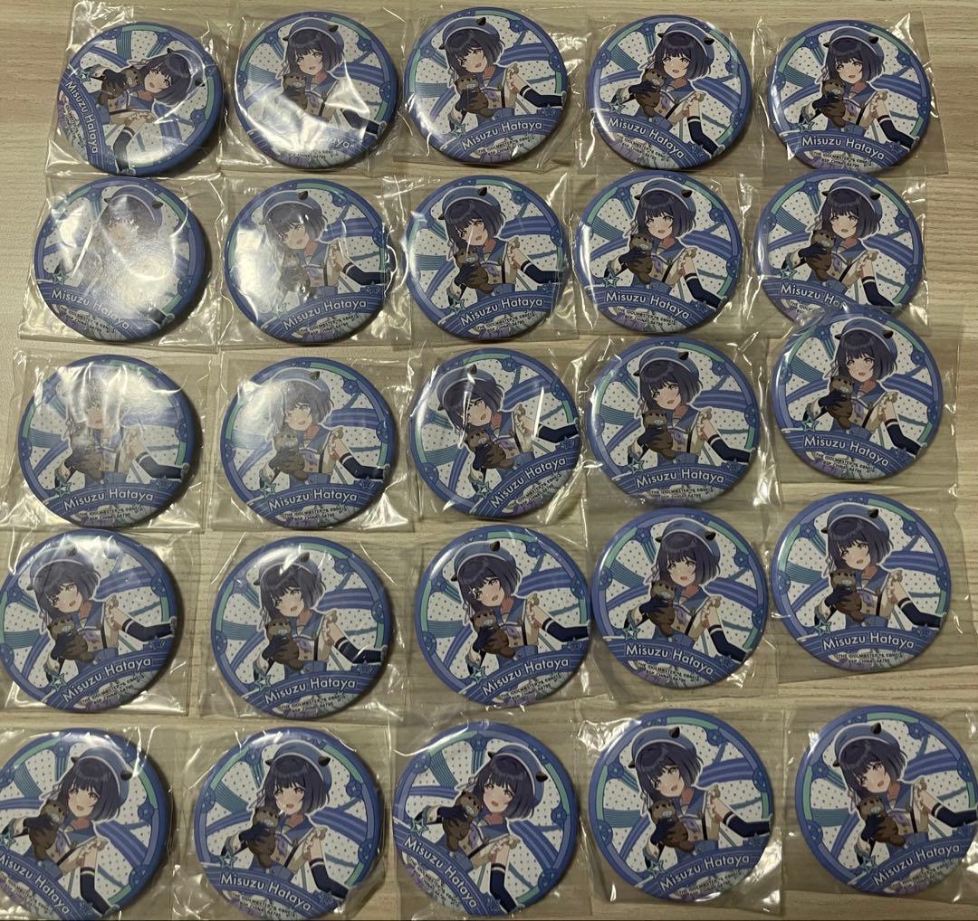 学マス 秦谷美鈴 一番くじ 缶バッジ まとめ売り 25個