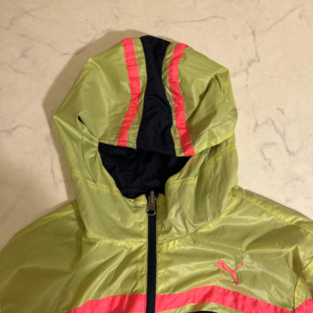 【新品】PUMA リバーシブルマウンテンパーカー M ストライプ／ボーダー