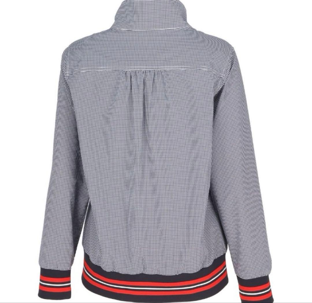 No.132 FILA ギンガムチェックトラックジャケット☆XL☆White☆