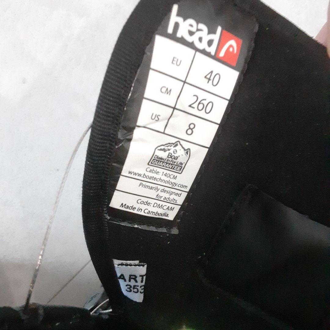 HEAD ヘッド STRIKE BOA スノーボード ブーツ 26cm ボア 黒