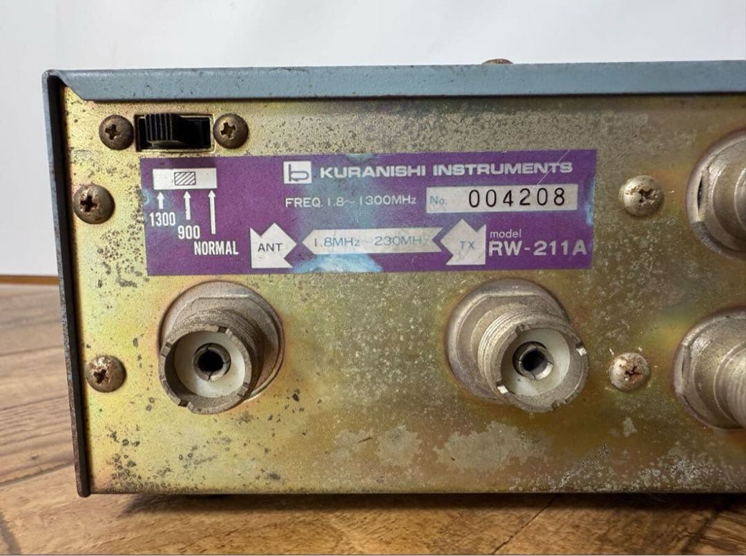 クラニシ 通過型電力計 SWR計 RW-211A