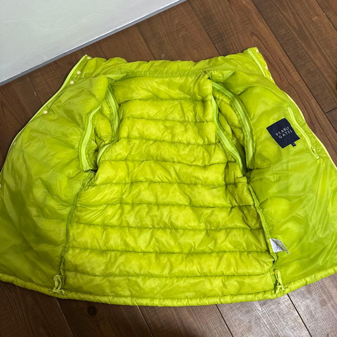 専用　美品　パーリーゲイツ　ダウンジャケット　5 ライムイエロー