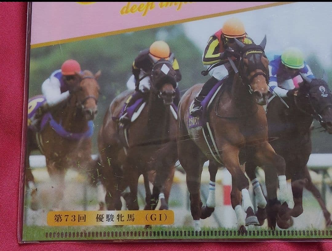 ◆　競馬　JRA　◆　ジェンティルドンナ　◆ゴルフマーカー　ストラップ　ファイル