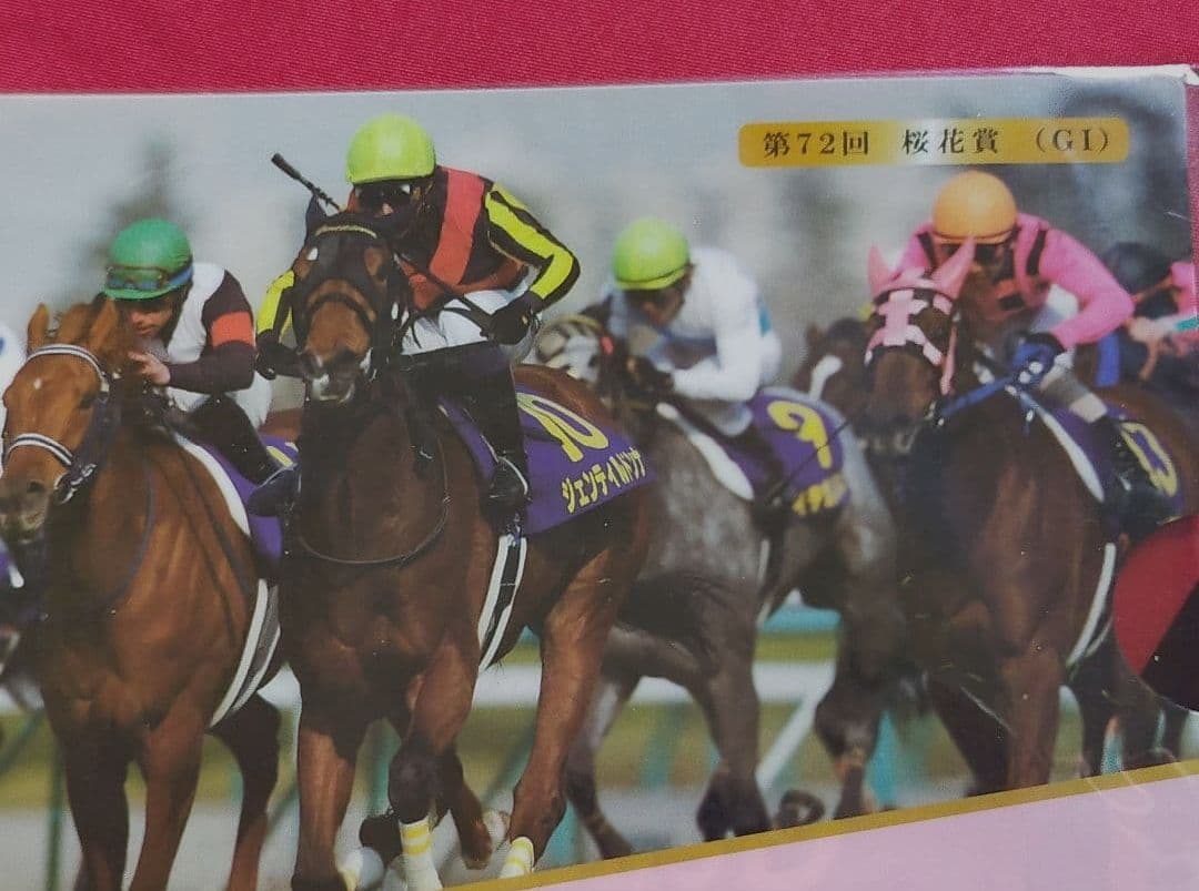 ◆　競馬　JRA　◆　ジェンティルドンナ　◆ゴルフマーカー　ストラップ　ファイル