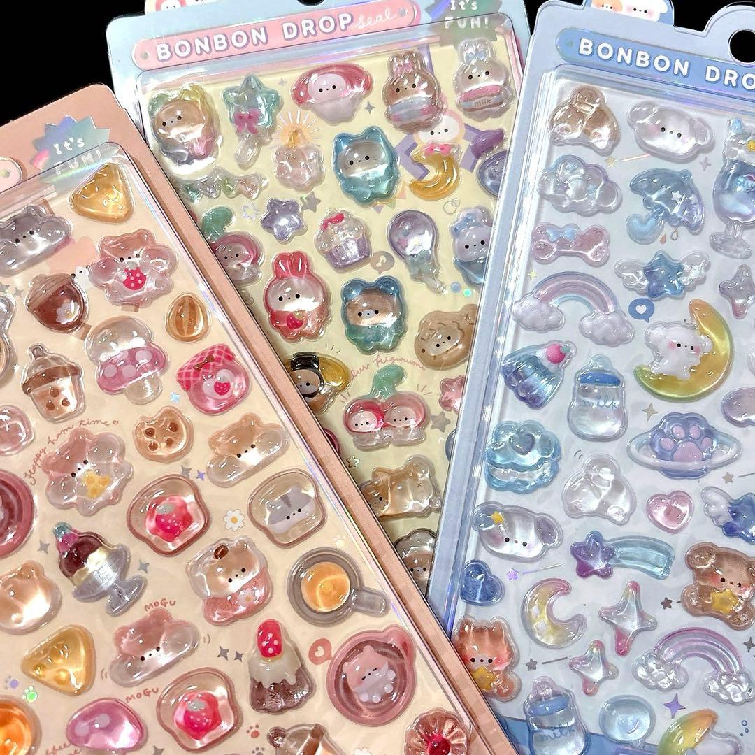 正規品♥ボンボンドロップシール♥7種セット·͜·❤︎‬