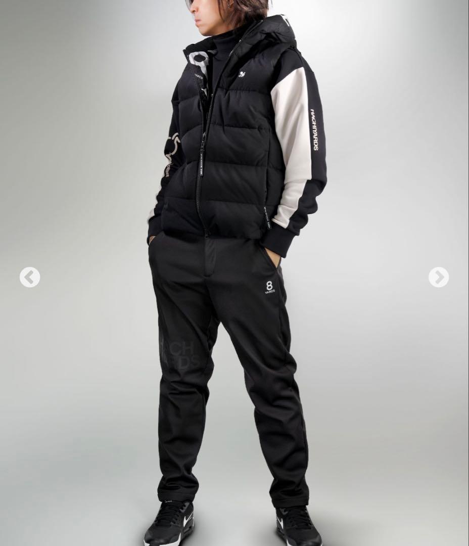 HACHI YARDS ブラックパンツ スリムフィット