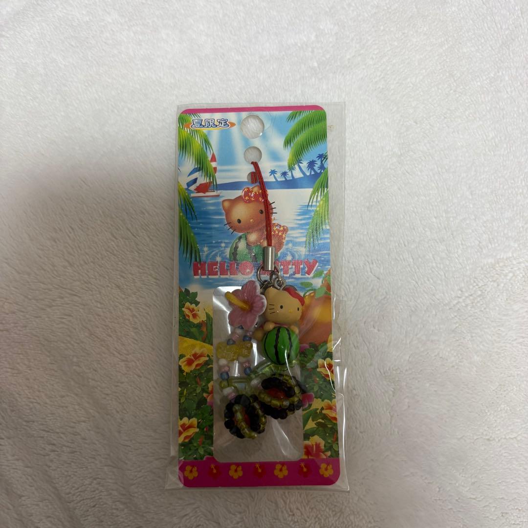 【激レア】ハローキティ vivitix 日焼けキティ ご当地 根付け ストラップ