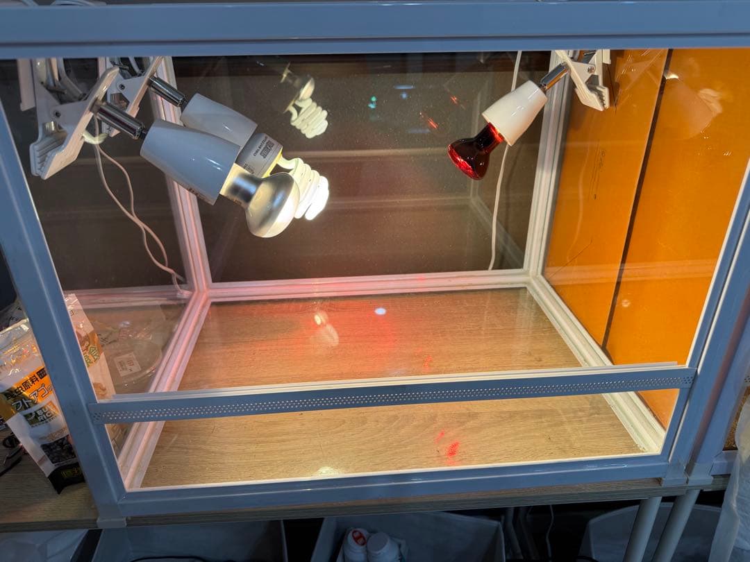 ア*ー様 爬虫類 ケージ バスキングライト フトアゴヒゲトカゲ