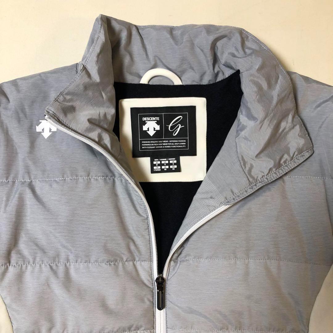 デサントゴルフ 中綿 ハイブリッド ジャケット グレー Mサイズ