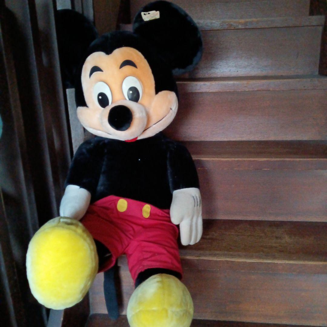 レトロ　BIG ミッキーマウス ぬいぐるみ