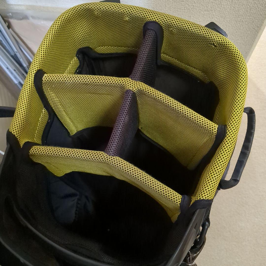 良品TaylorMade スタンドバッグ グレー/イエロー