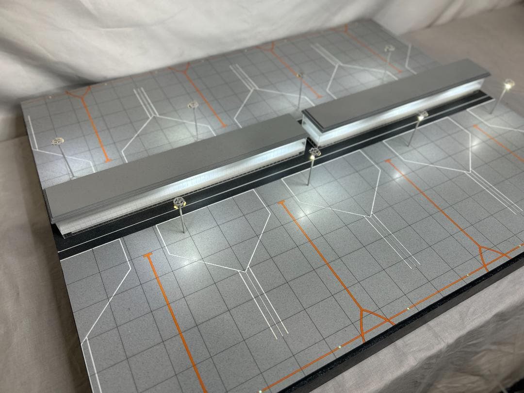 空港ジオラマ模型　DeltaGroove 1514　terminal　1/400