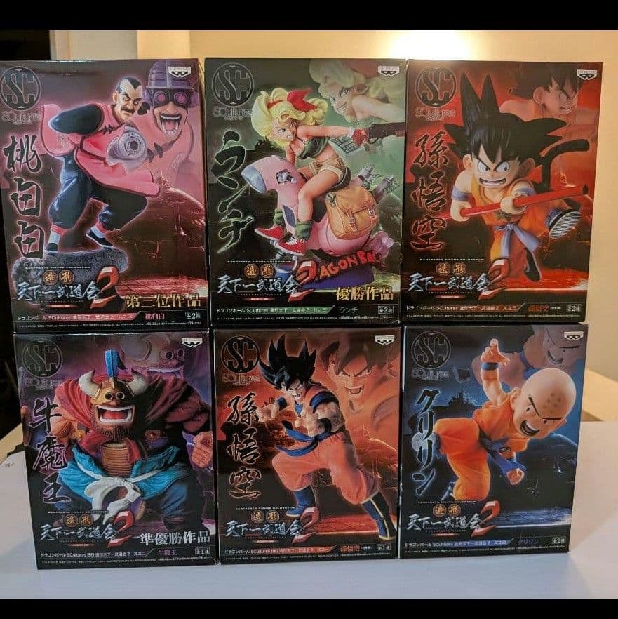 【新品・未開封】 ドラゴンボール フィギュア 造形天下一武道会２（セット販売）