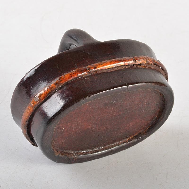 煎茶道具　唐木紫檀製　茶巾入　小物入　M　Ｒ5920