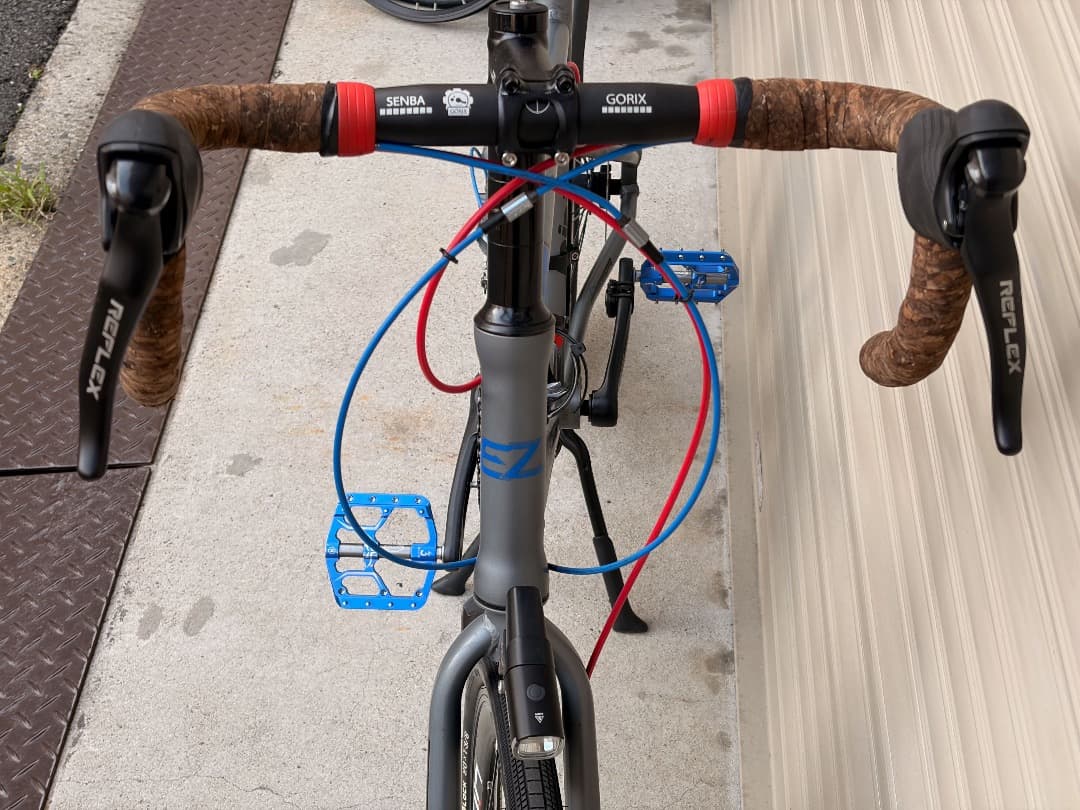 ミニベロ Eizer Z501カスタム ミニベロロード ブルーグレー 中古