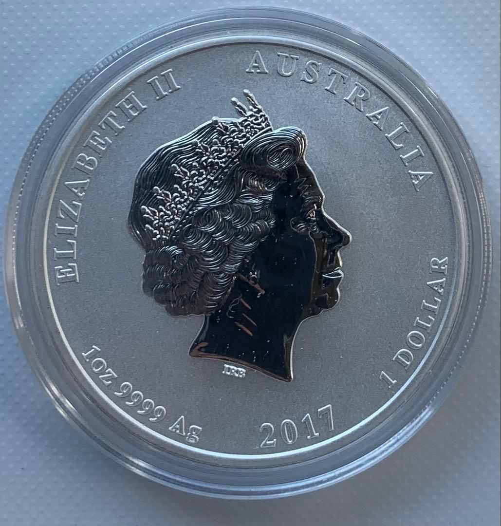 コレクション 2017 1 oz Silver Dragon & Phoenix BU