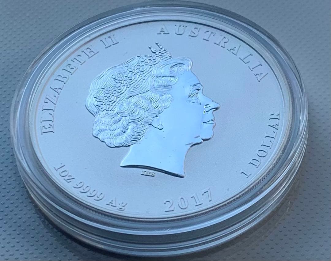 コレクション 2017 1 oz Silver Dragon & Phoenix BU