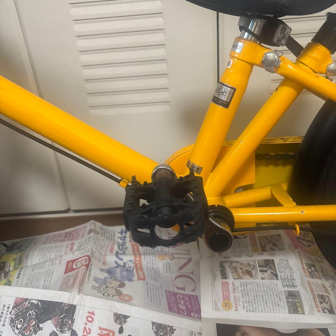 無印良品　子ども用自転車　16インチ　イエロー