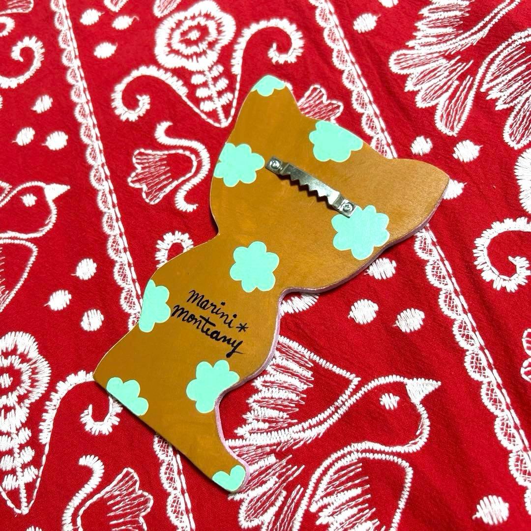 【希少】marini＊monteany 木のオブジェ　木製オーナメント　猫