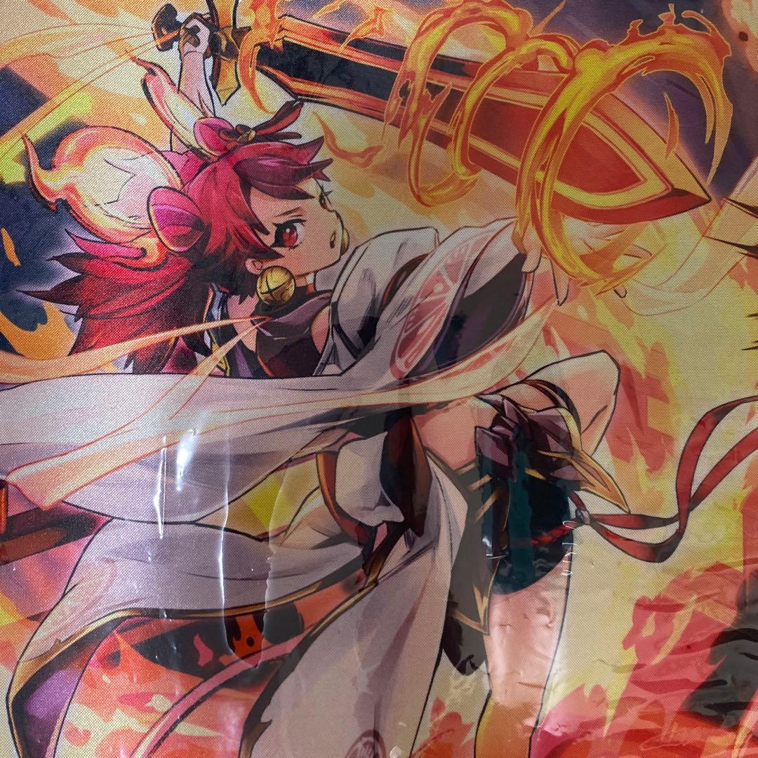 遊戯王OCG プレイマット 2024 御巫の水舞踏 御巫の火叢舞