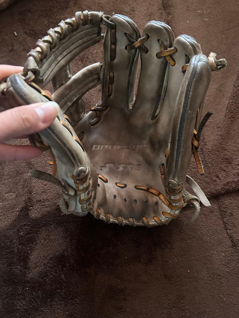 硬式グローブ PEK844-68 キャメル