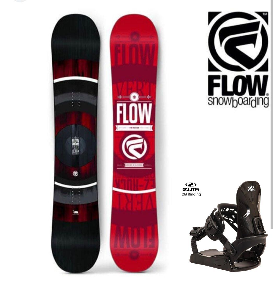 スノーボードビンディングブランドセット FLOW / VERT 151cm