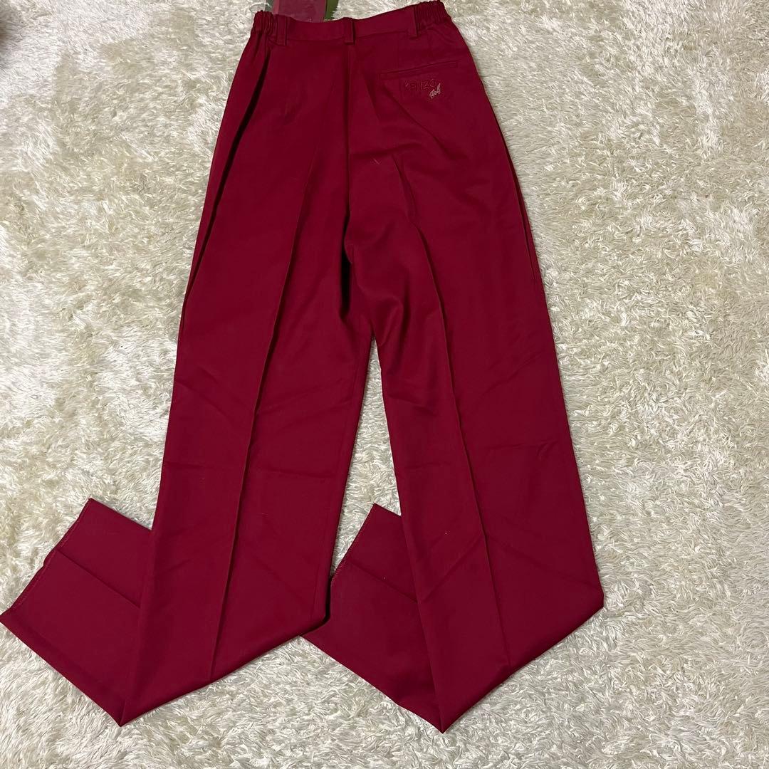 ✨新品 未使用✨ KENZO GOLF パンツ スラックス ワインレッド S
