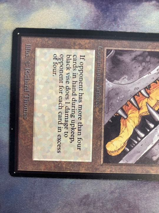 β ベータ　黒の万力　英1枚　LEB