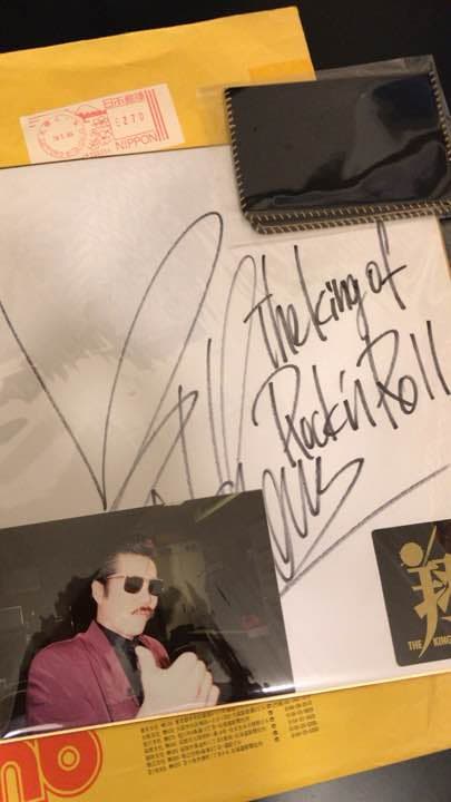 本物 芸能人 直筆サイン 生写真 横浜銀蝿 翔 様 UHB 鈴井貴之