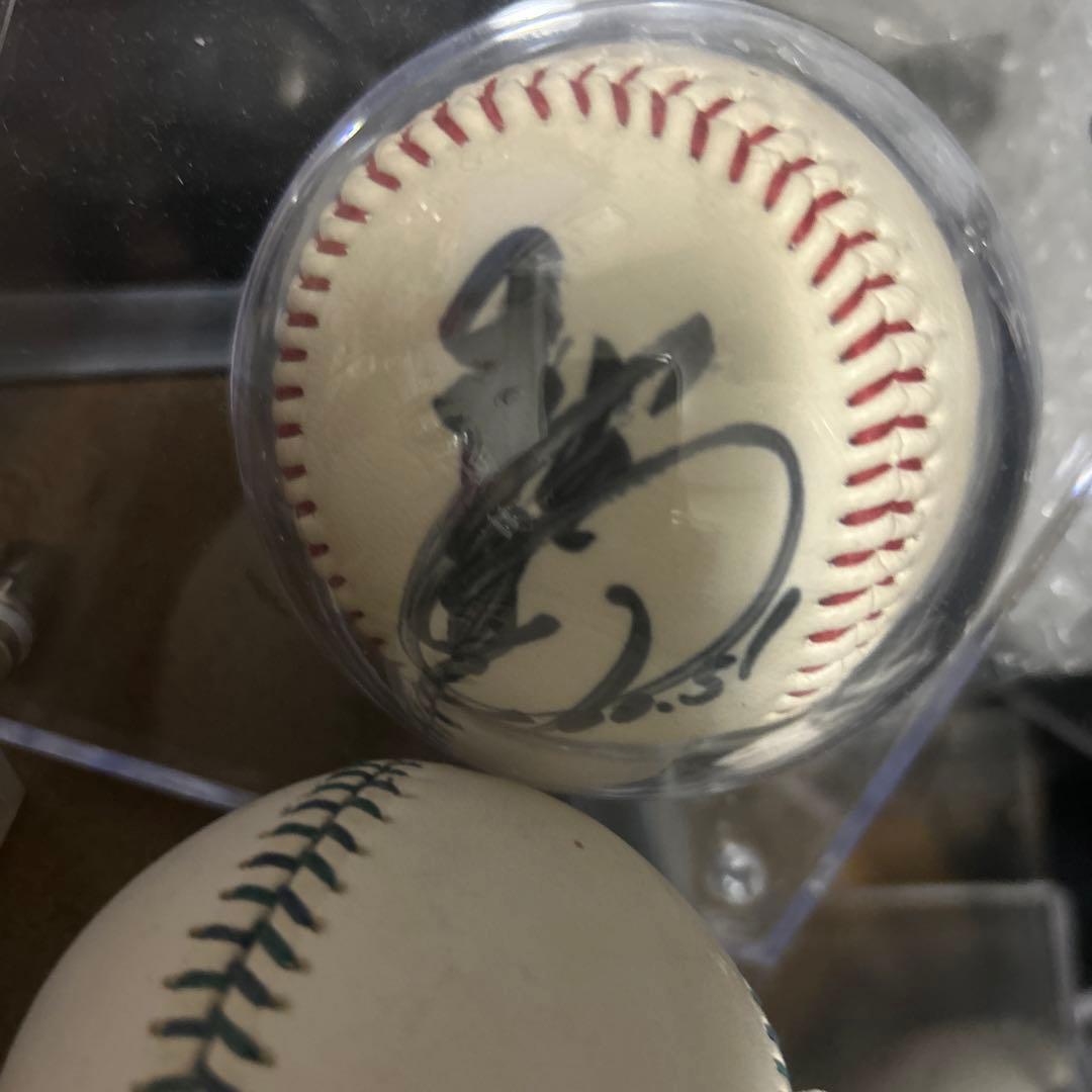 イチロー直筆サインボール3球、２００１ＭＬＢオールスターオフィシャルボール