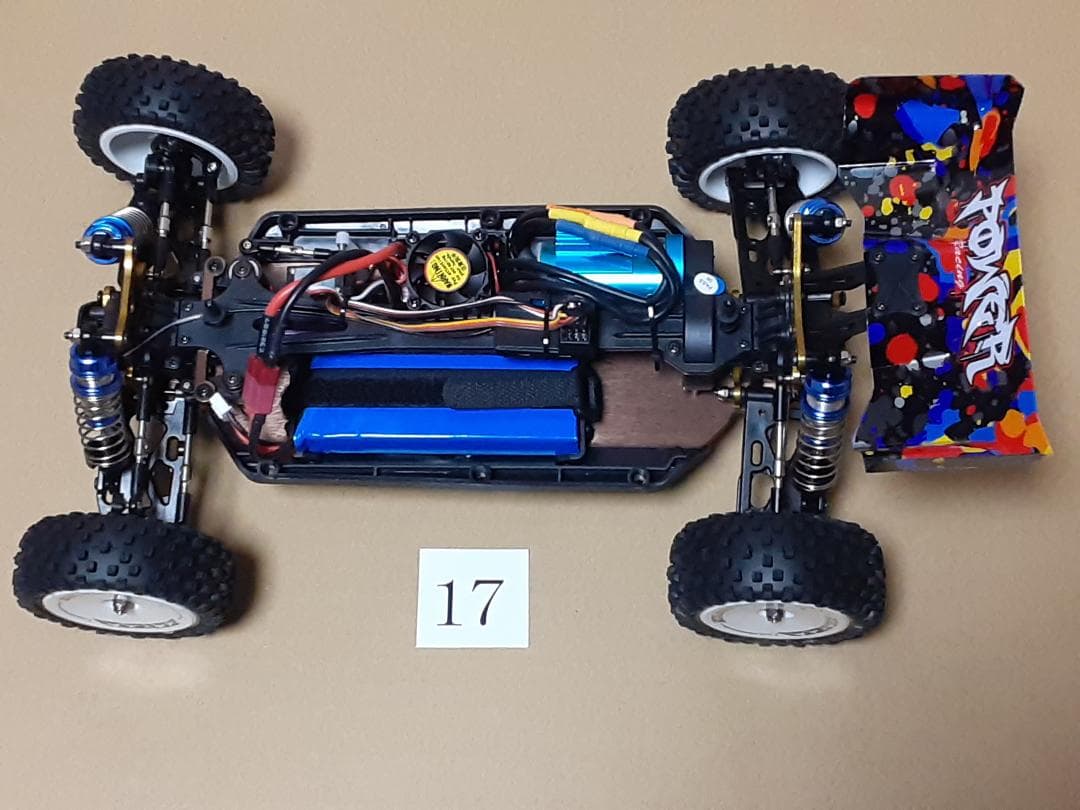 【ジャンク新品】WLtoys 124007 4WD ​​⑰＋予備バッテリー